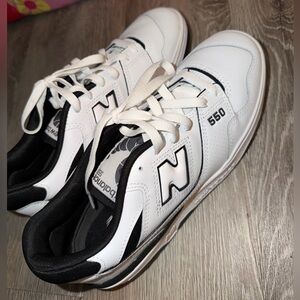 New Balance 550 Sneakers – White/Black – Women’s 10 – Worn Once